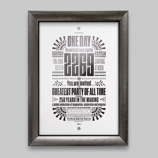 2269: A Global Celebration of Imagination, Exploration & Progress – Luxury framed print
